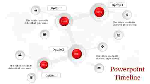 powerpoint timeline-powerpoint timeline-red